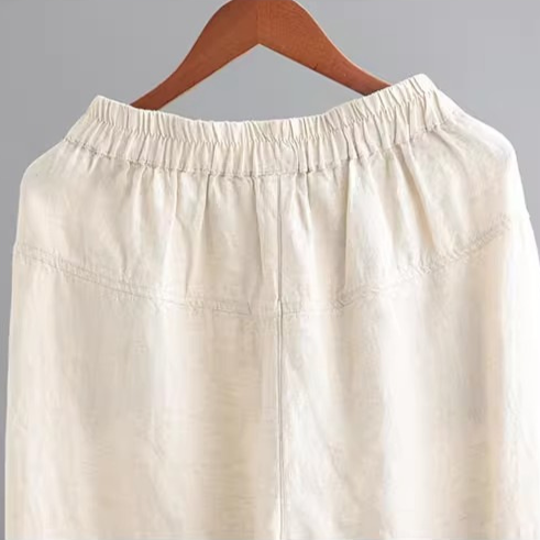 Fifth Avenue Barrel Linen Pants