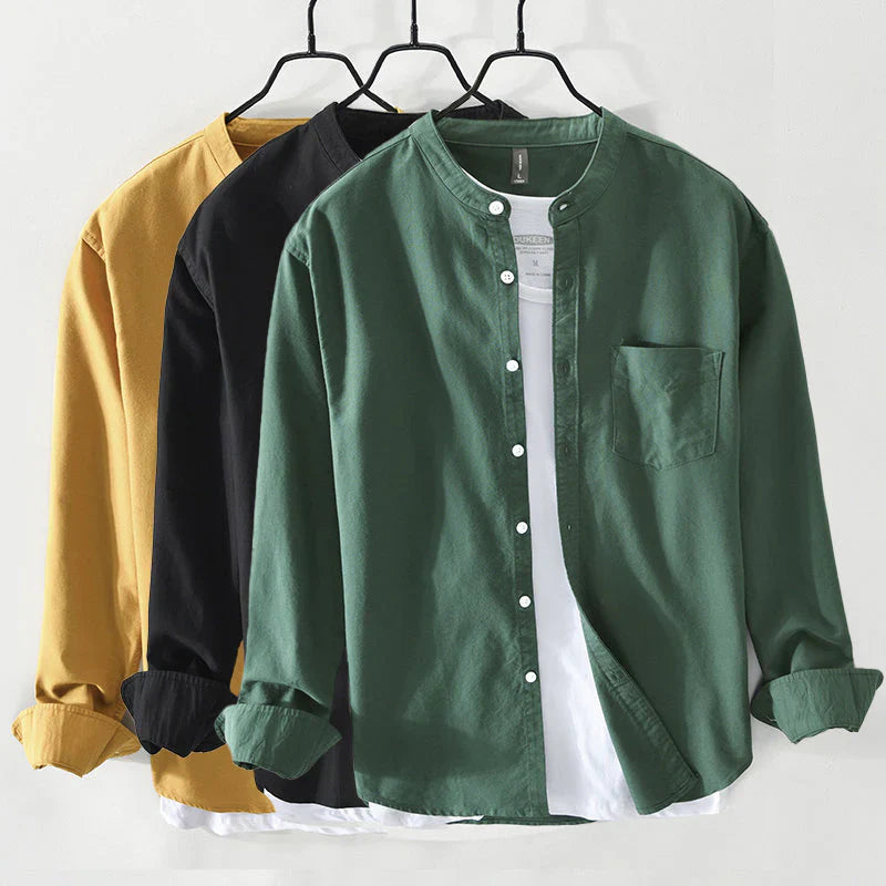 Preston Minimal Collar Shirt