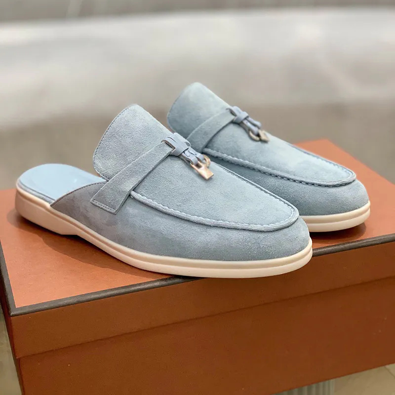 Renzo Italiana Suede Slides