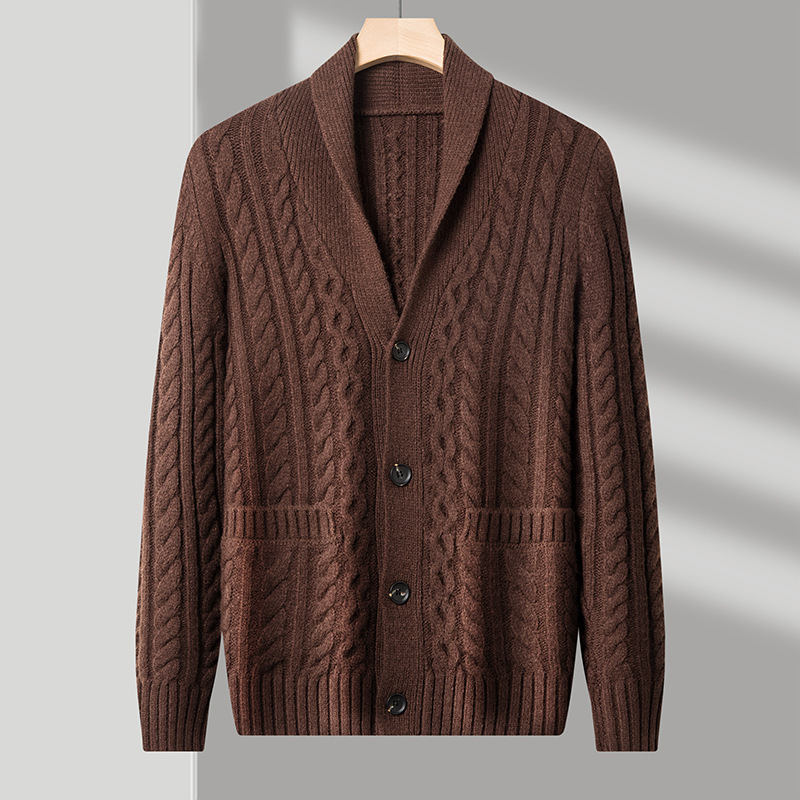 Elias Merino Wool Cardigan