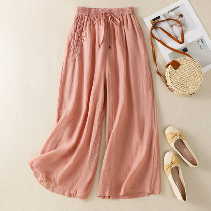 Mirelle Flowy Linen Pants