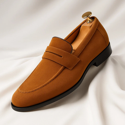 Marco Suede Penny Loafers