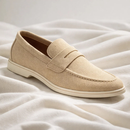 Beckham Suede Penny Loafers