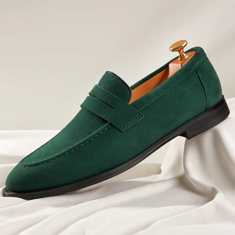 Marco Suede Penny Loafers