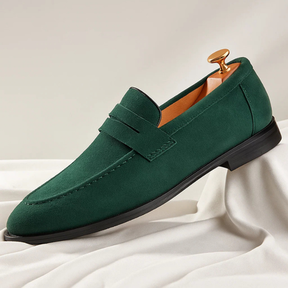 Marco Suede Penny Loafers