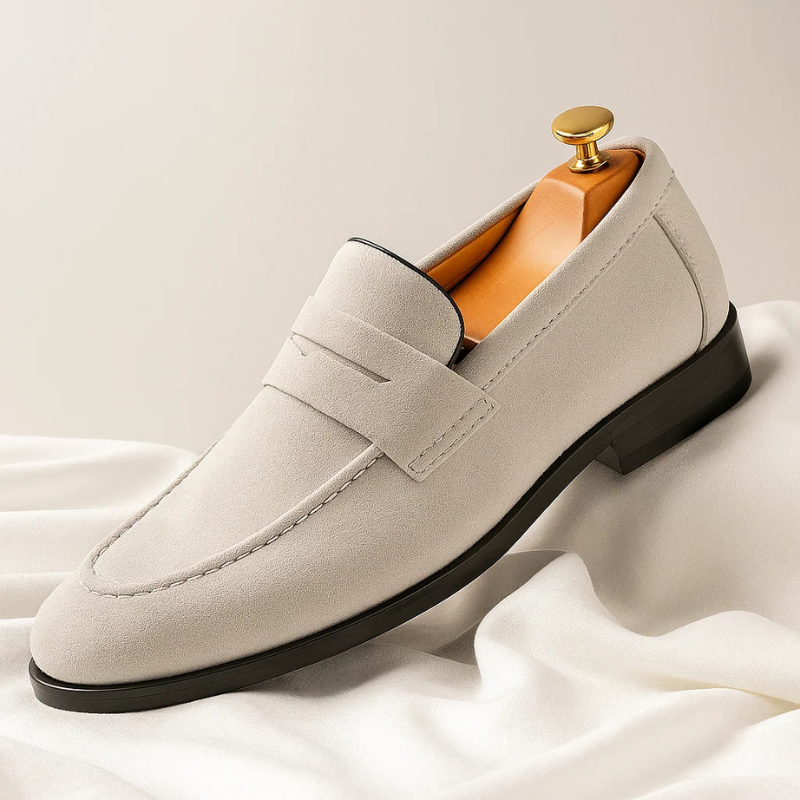 Marco Suede Penny Loafers
