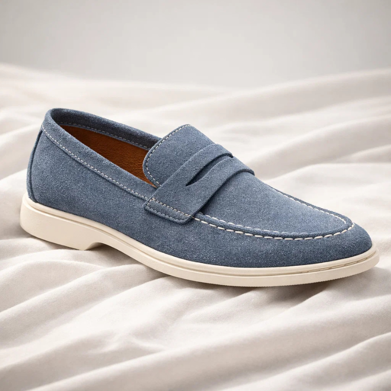 Beckham Suede Penny Loafers