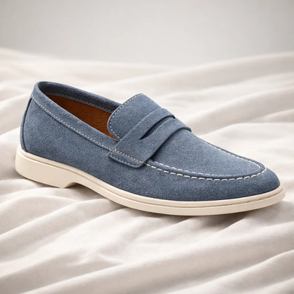 Beckham Suede Penny Loafers