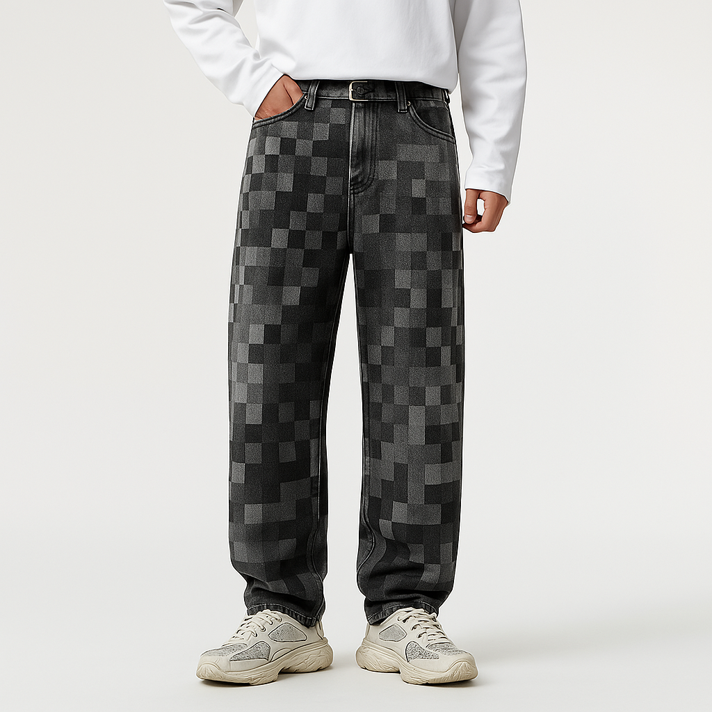 Mosaic Denim Jeans