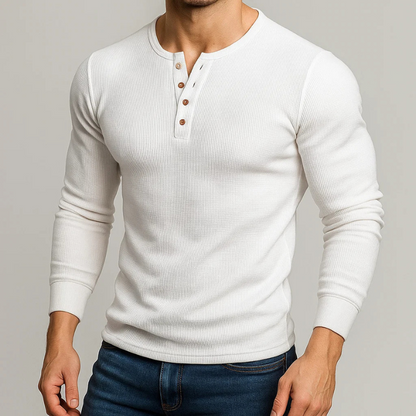 Hudson Henley Long Sleeve Shirt