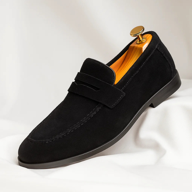 Marco Suede Penny Loafers