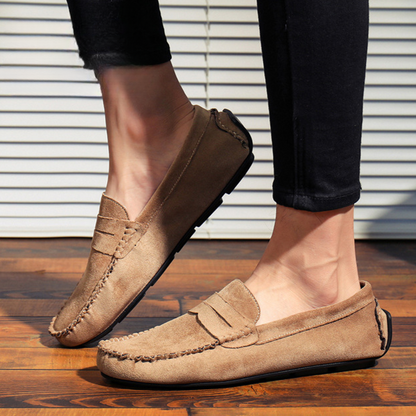 Bellagio Suede Penny Loafers
