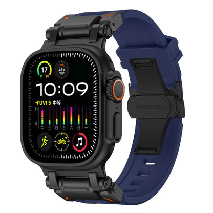TitaniumBuckle Silicone Apple Watch Band