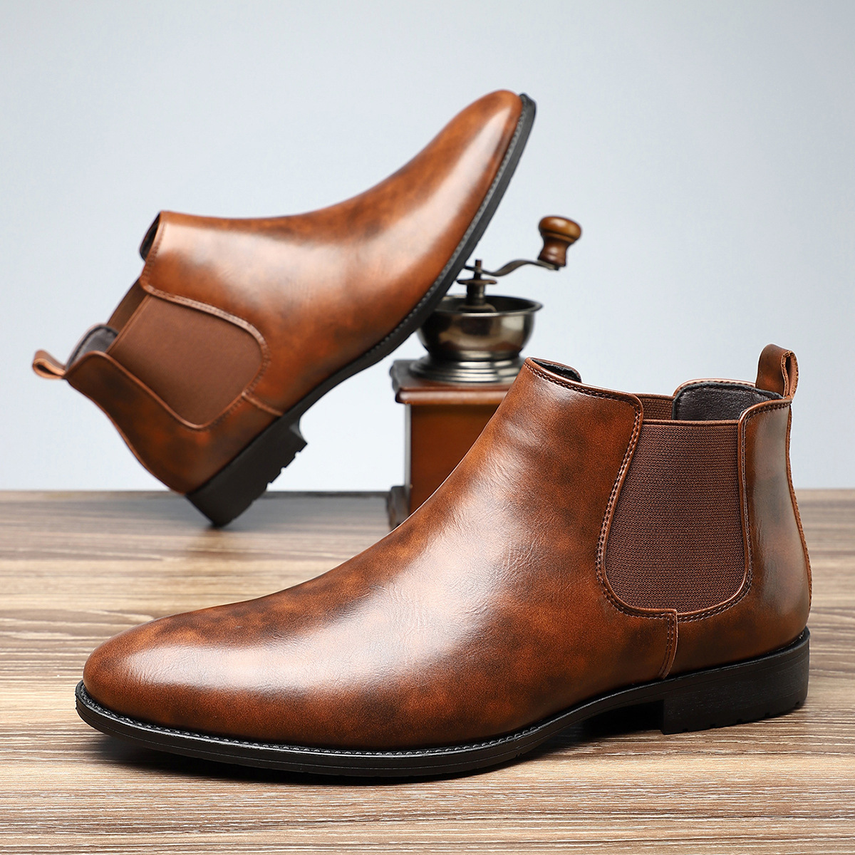 Bennett Leather Chelsea Boots