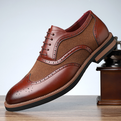 Belmont Leather Brogue Dress Shoes