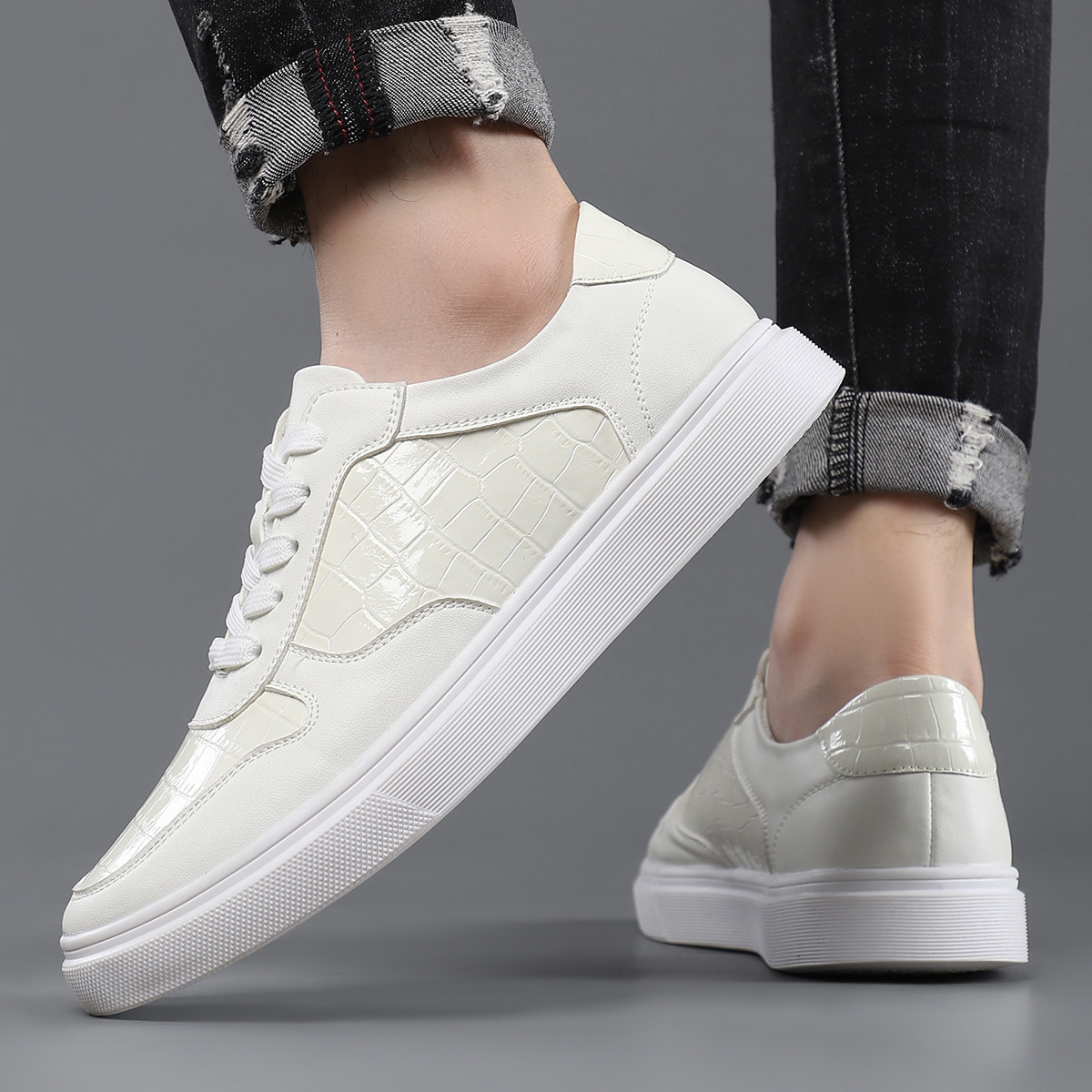 Luciano Genuine Leather Sneakers