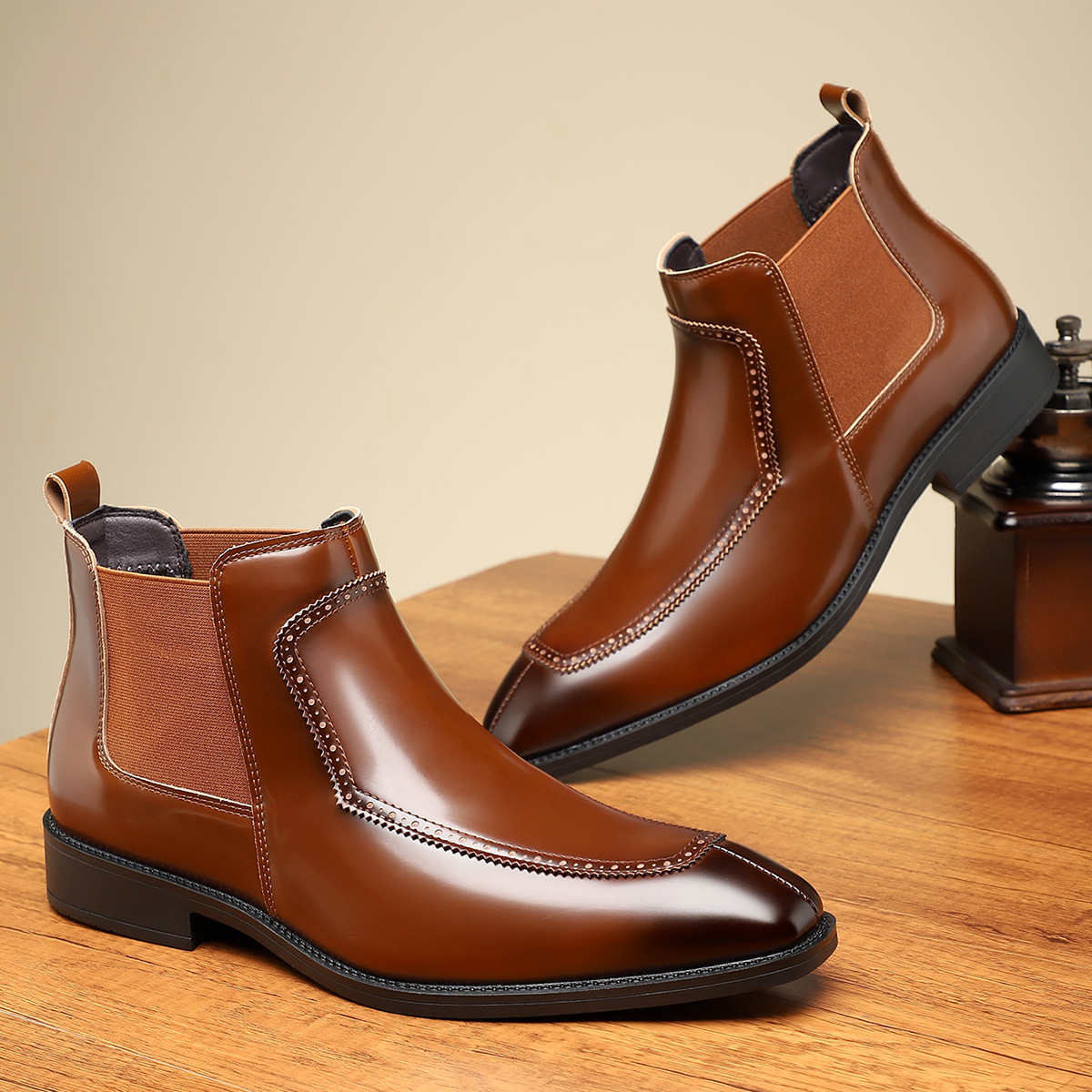 Cambridge Leather Chelsea Boots