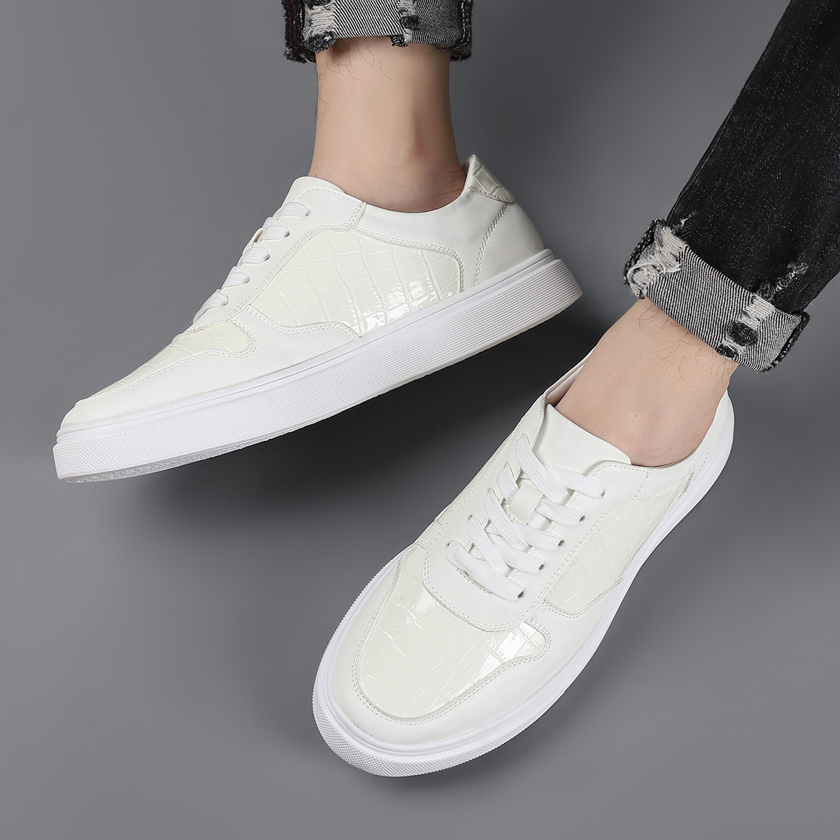 Luciano Genuine Leather Sneakers