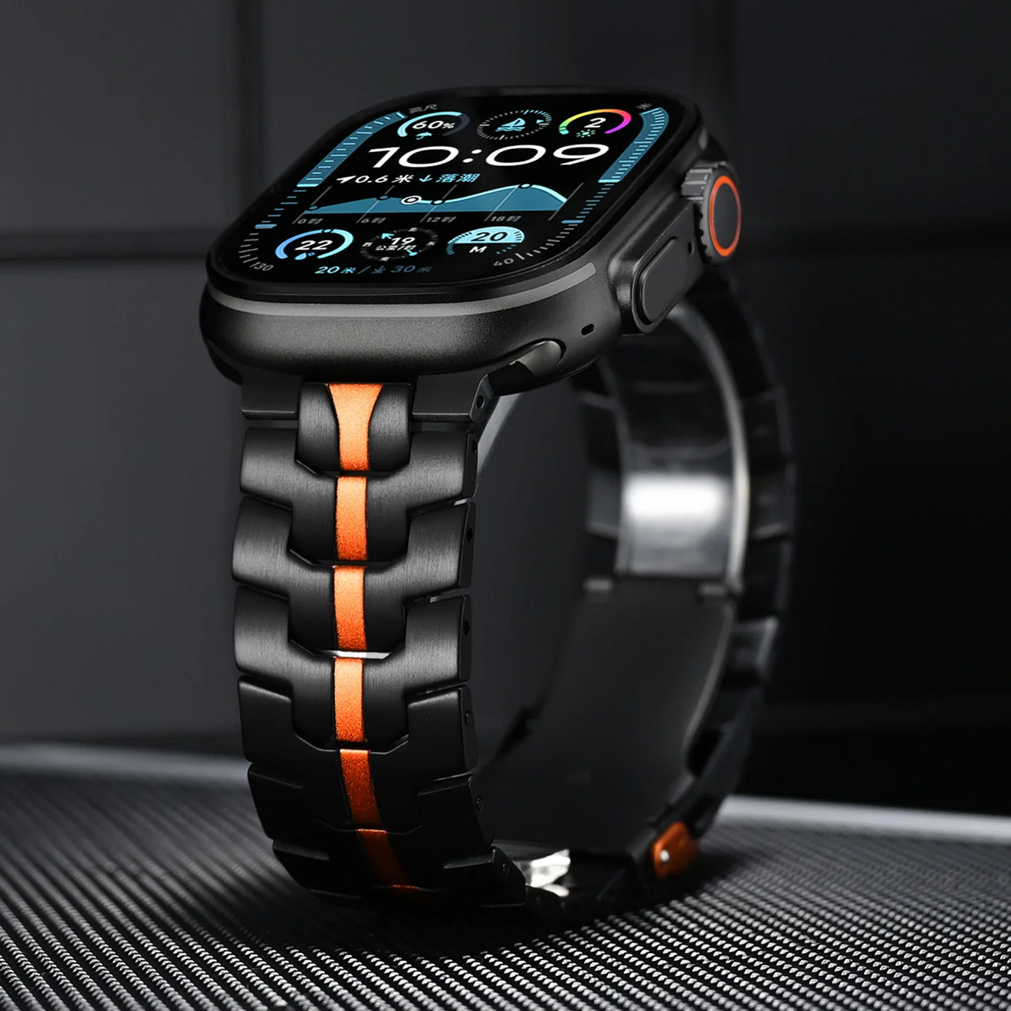 Wayfarer Stainless Steel Apple Watch Band