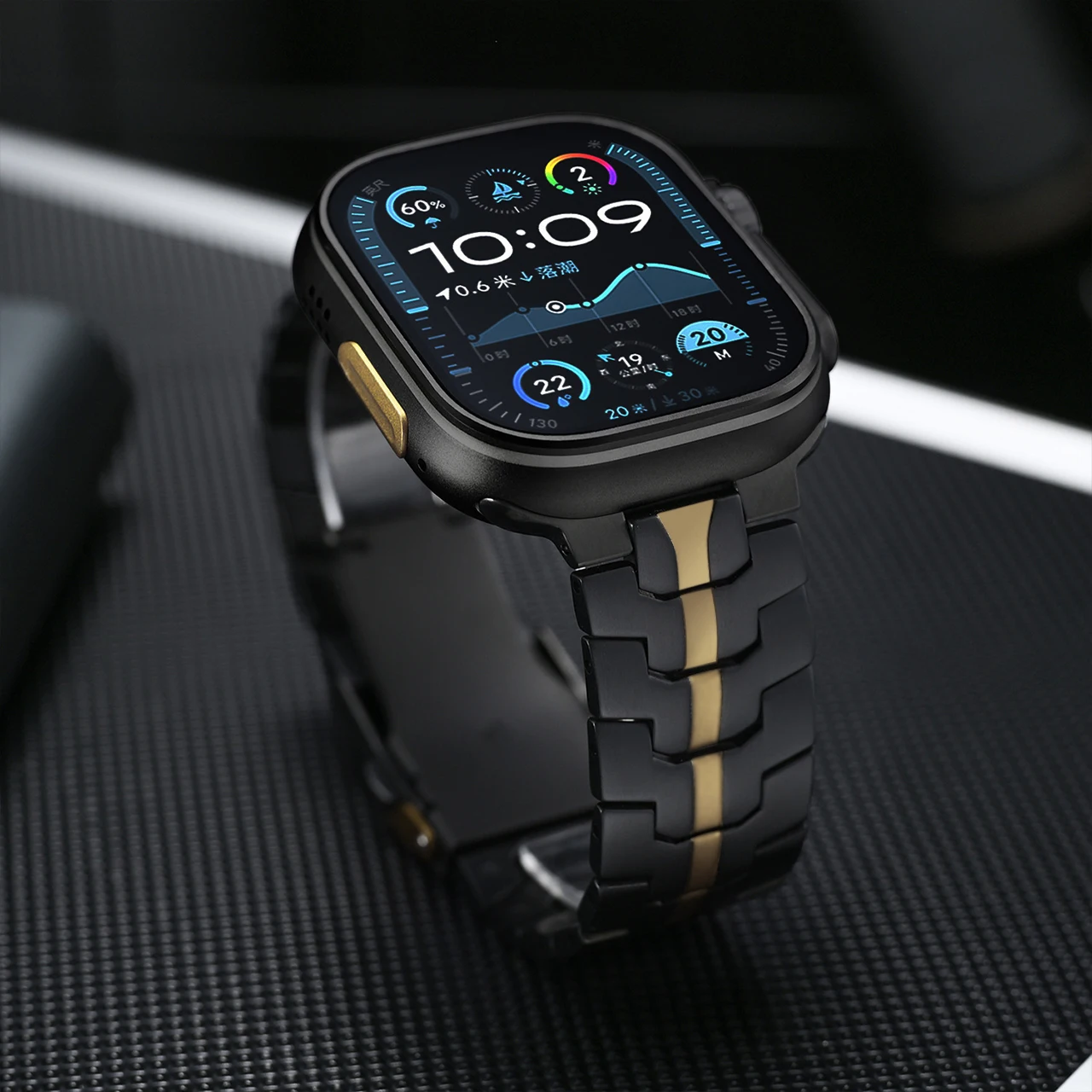 Wayfarer Stainless Steel Apple Watch Band