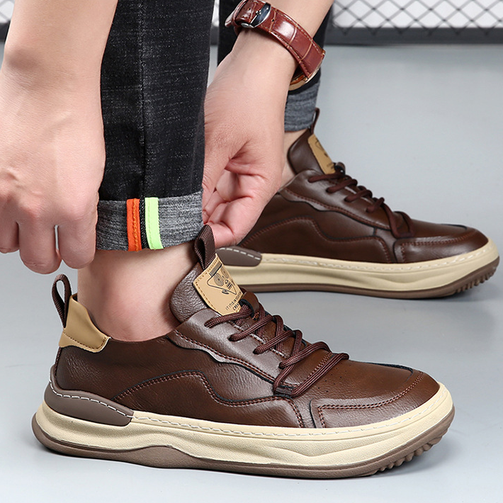 Pelle Italiana Genuine Leather Sneakers