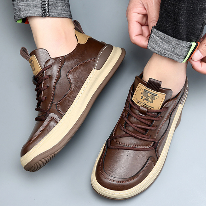 Pelle Italiana Genuine Leather Sneakers