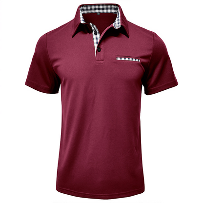 Hudson Gingham Polo Shirt