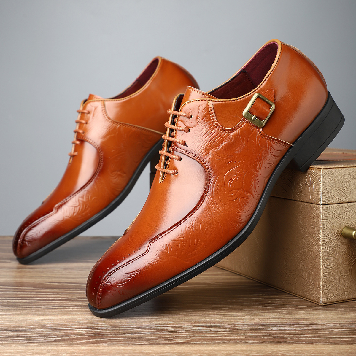 Bellagio Embossed Oxford Shoes