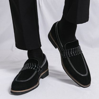 Oxford Suede Dress Loafers