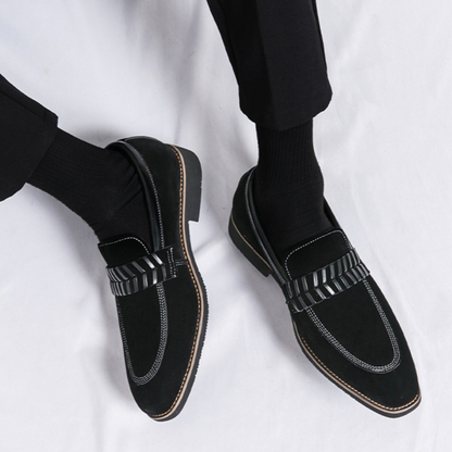 Oxford Suede Dress Loafers