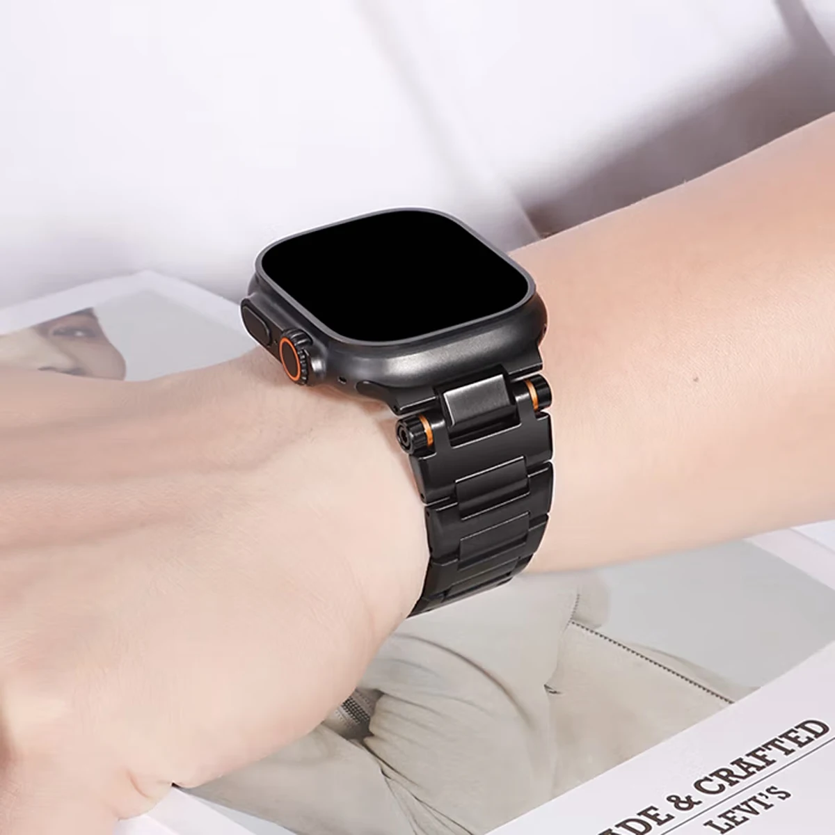 Polaris Stainless Steel Apple Watch Band