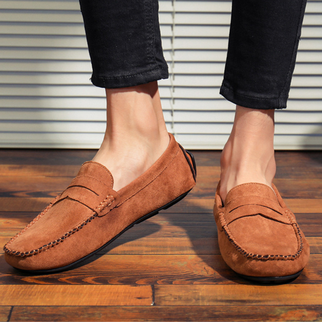 Bellagio Suede Penny Loafers
