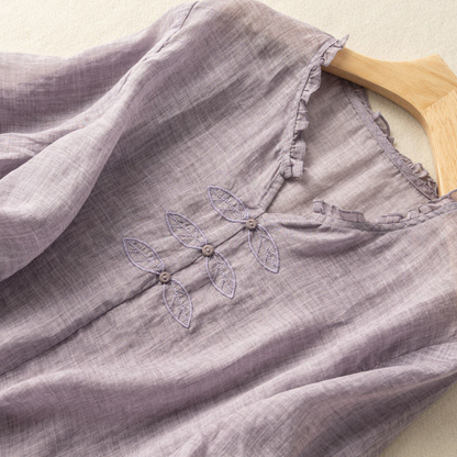 Anne Ackerman Linen Blouse
