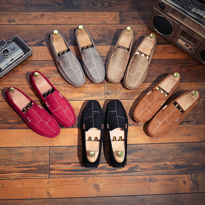 Bellagio Suede Penny Loafers