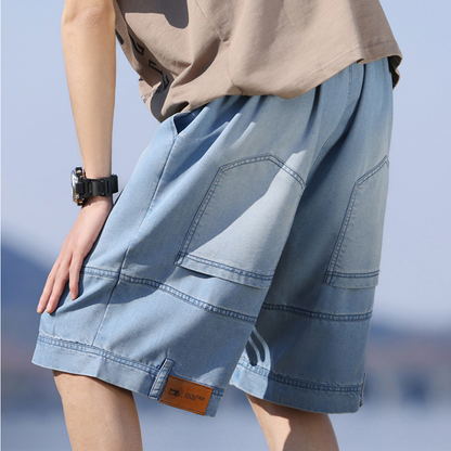 Jaden Flipped Denim Shorts