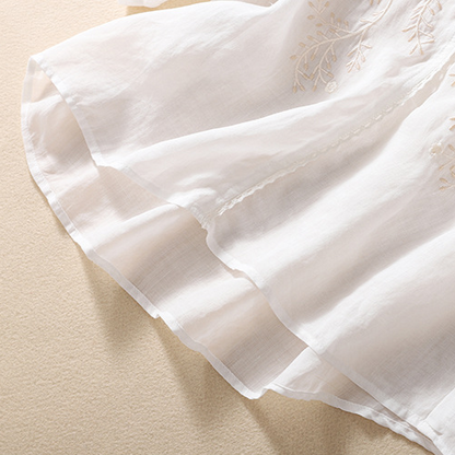 Jane Austen Linen Blouse