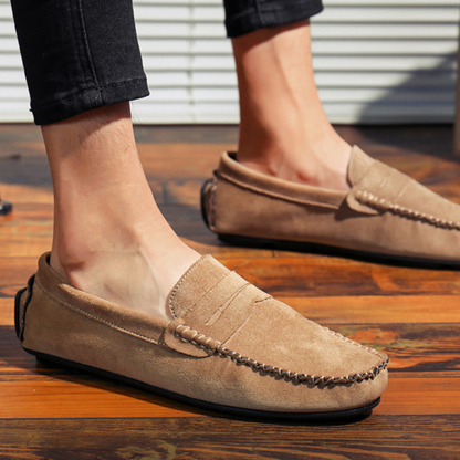 Bellagio Suede Penny Loafers