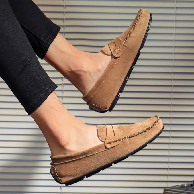 Bellagio Suede Penny Loafers