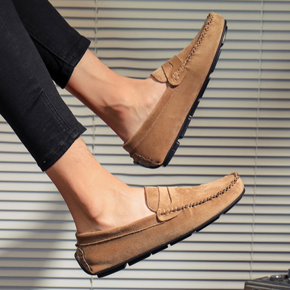 Bellagio Suede Penny Loafers