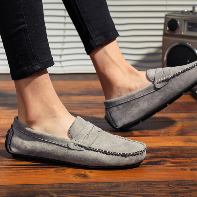 Bellagio Suede Penny Loafers