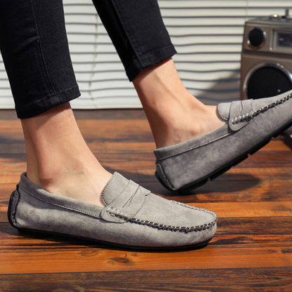 Bellagio Suede Penny Loafers