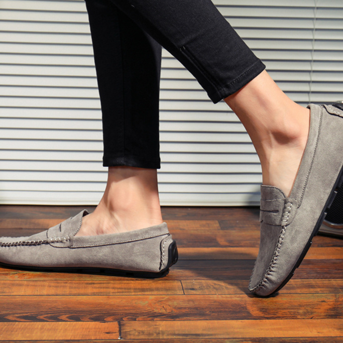 Bellagio Suede Penny Loafers