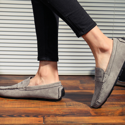 Bellagio Suede Penny Loafers