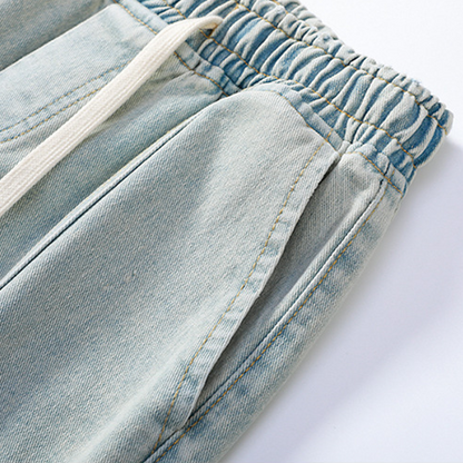 Nexus Distressed Denim Joggers