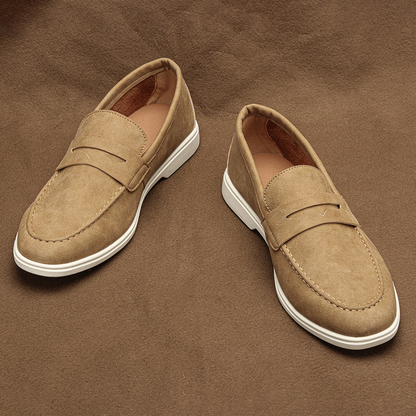 Beckham Suede Penny Loafers