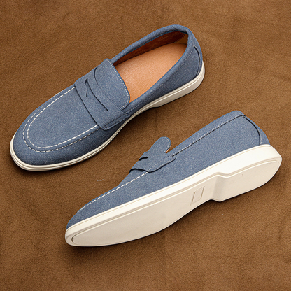 Beckham Suede Penny Loafers