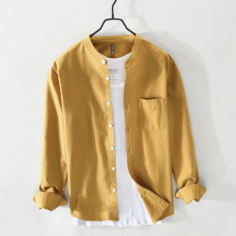 Preston Minimal Collar Shirt
