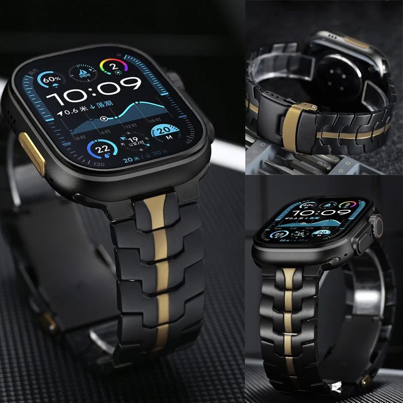 Wayfarer Stainless Steel Apple Watch Band
