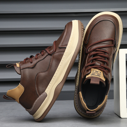 Arturo Italiana Leather Sneakers