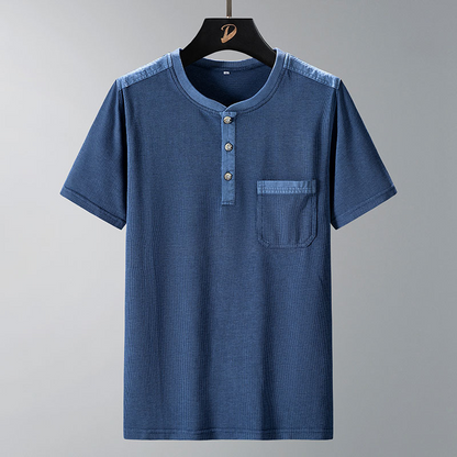 Hudson Waffle Knit Henley